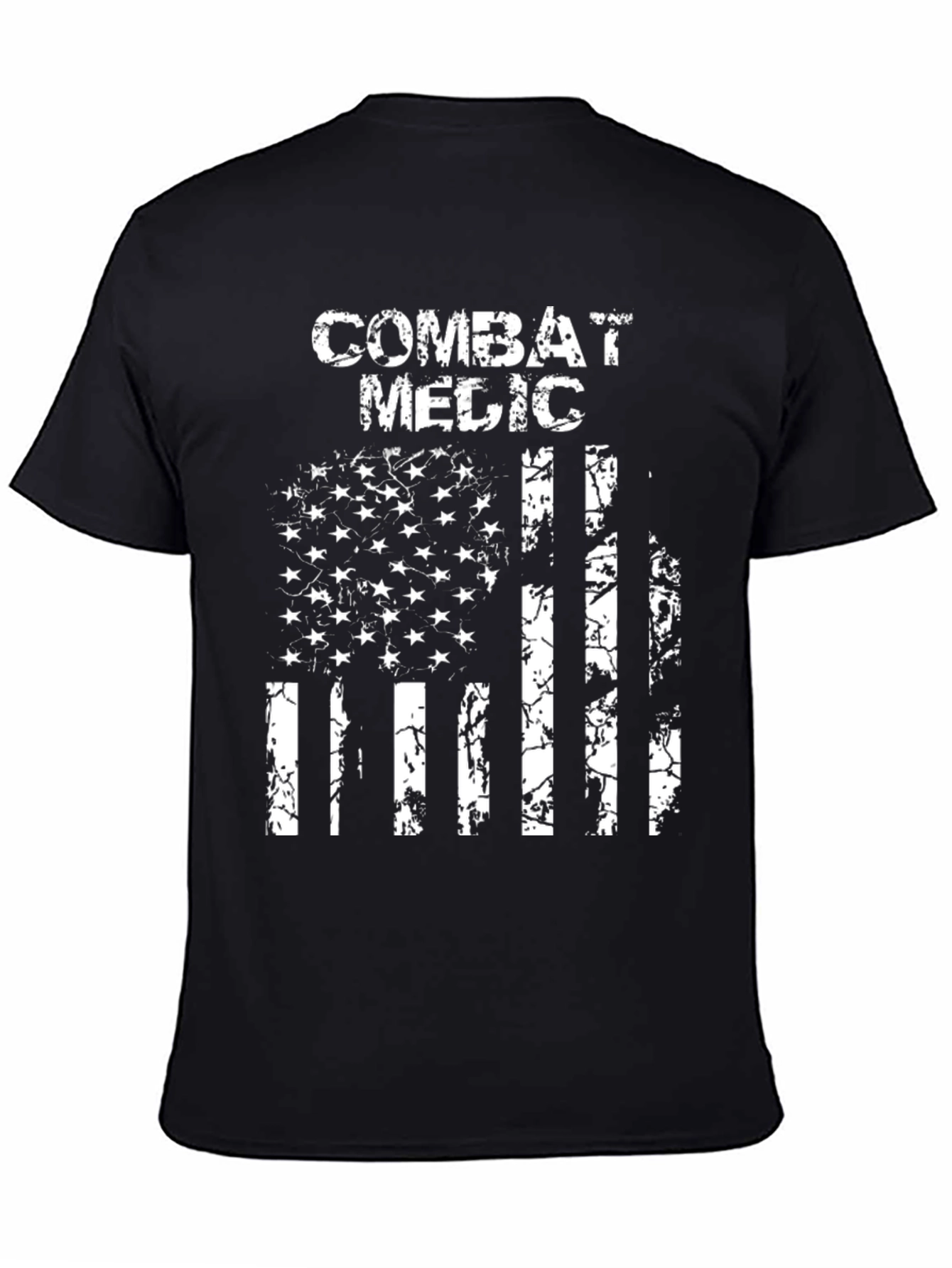 Combat Medic American Flag T-Shirt