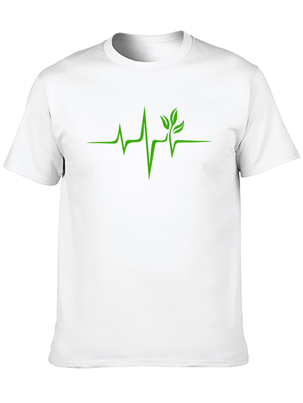 Nature Heartbeat T-Shirt - Green Life Line Tee