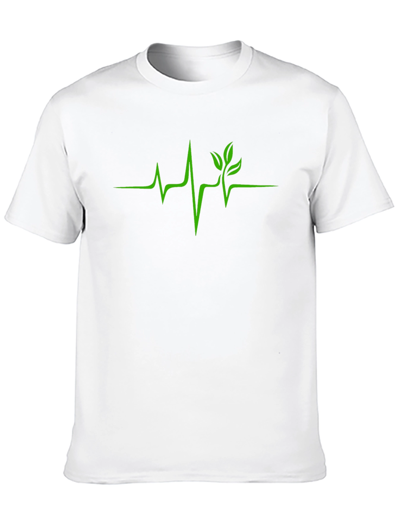 Nature Heartbeat T-Shirt - Green Life Line Tee