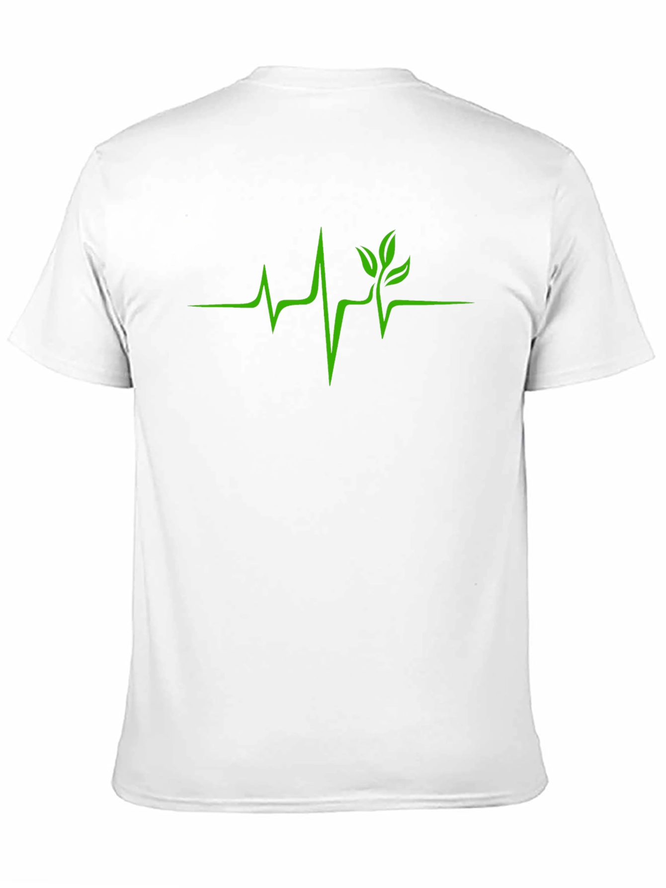 Nature Heartbeat T-Shirt - Green Life Line Tee