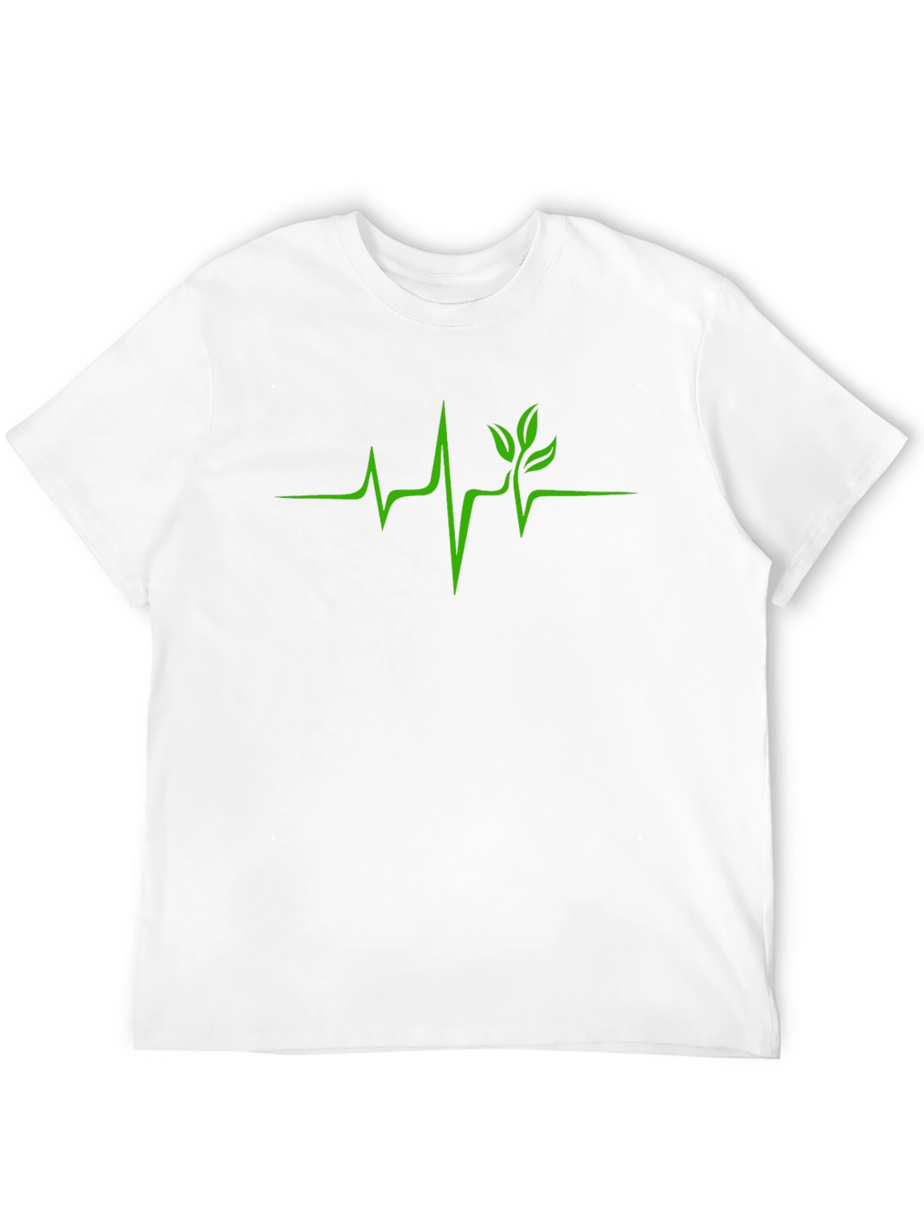 Nature Heartbeat T-Shirt - Green Life Line Tee