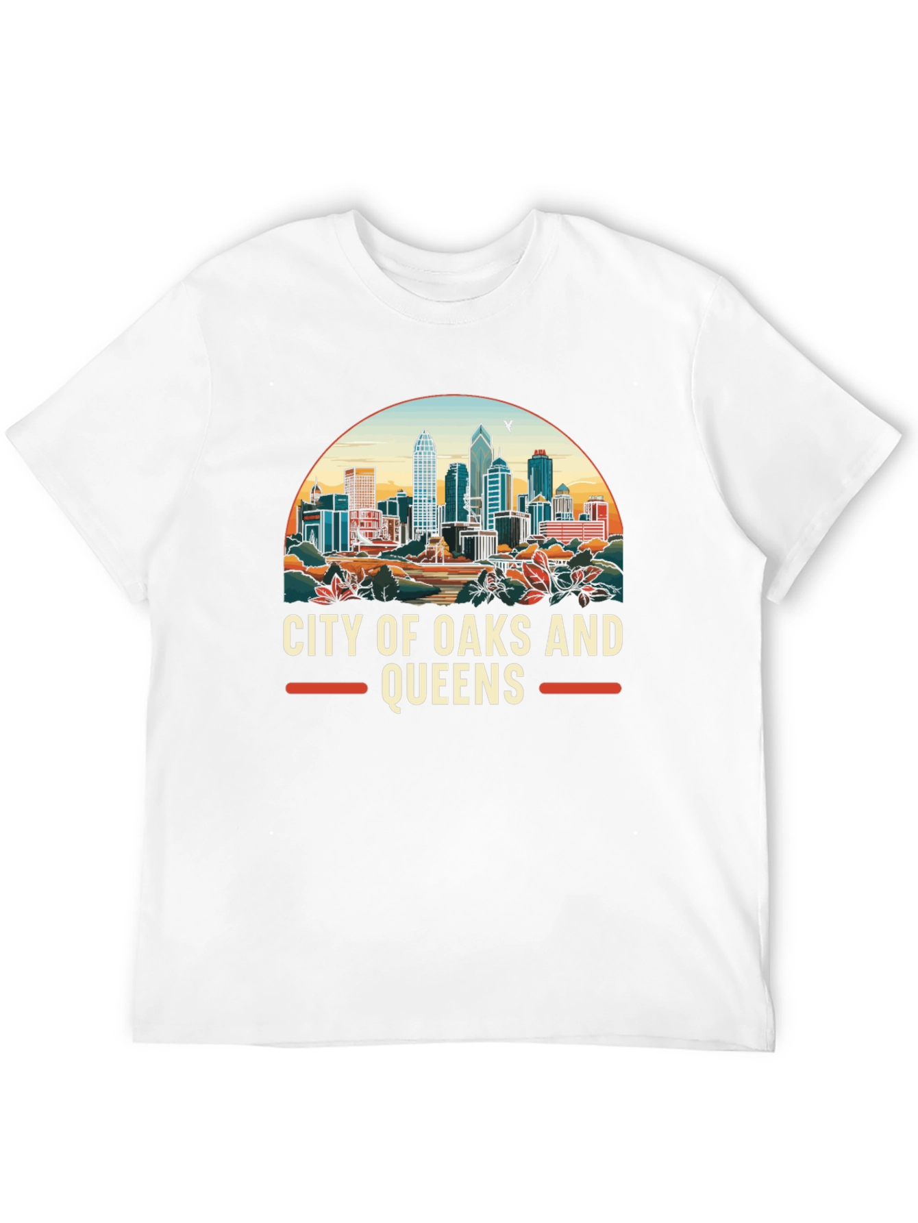 City of Oaks and Queens Graphic Tee - Black