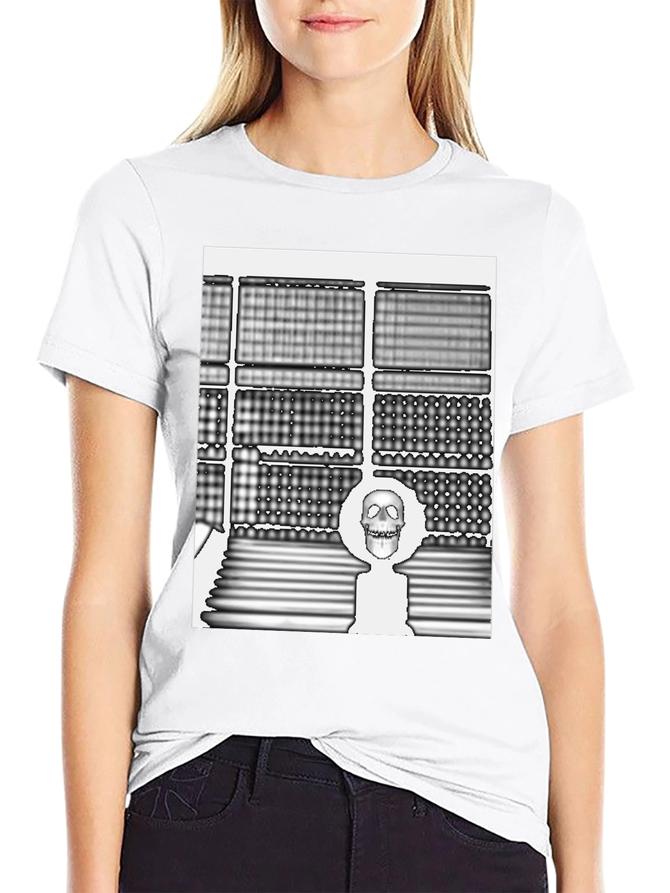 Skull Art Black Tee