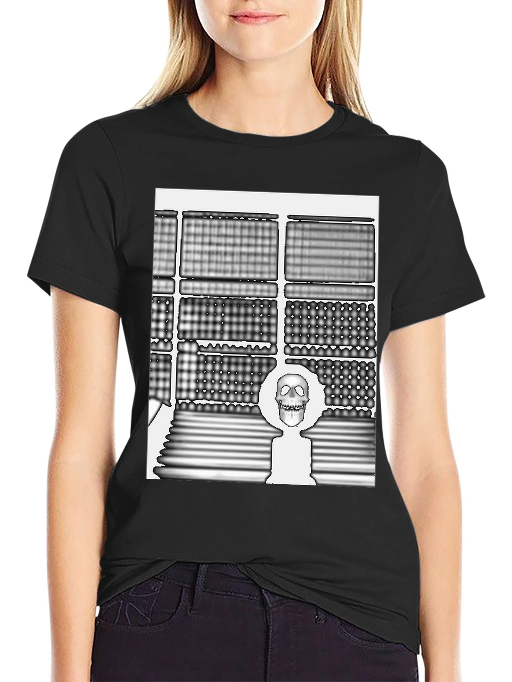 Skull Art Black Tee
