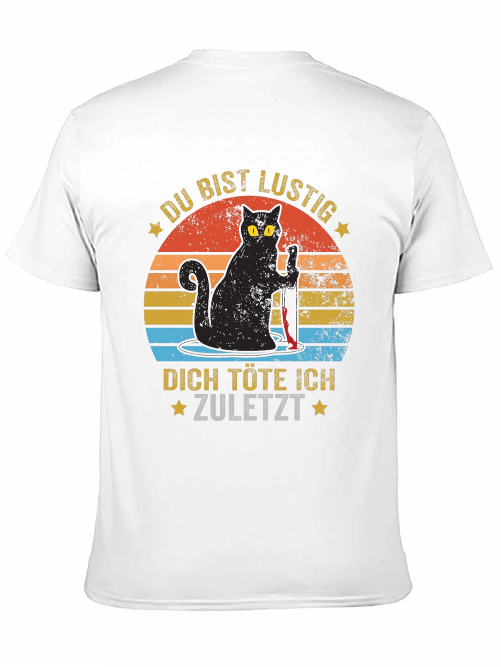 Funny Cat Graphic T-Shirt - German Saying