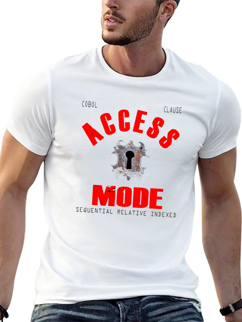 COBOL Access Mode T-Shirt - Programmer Humor