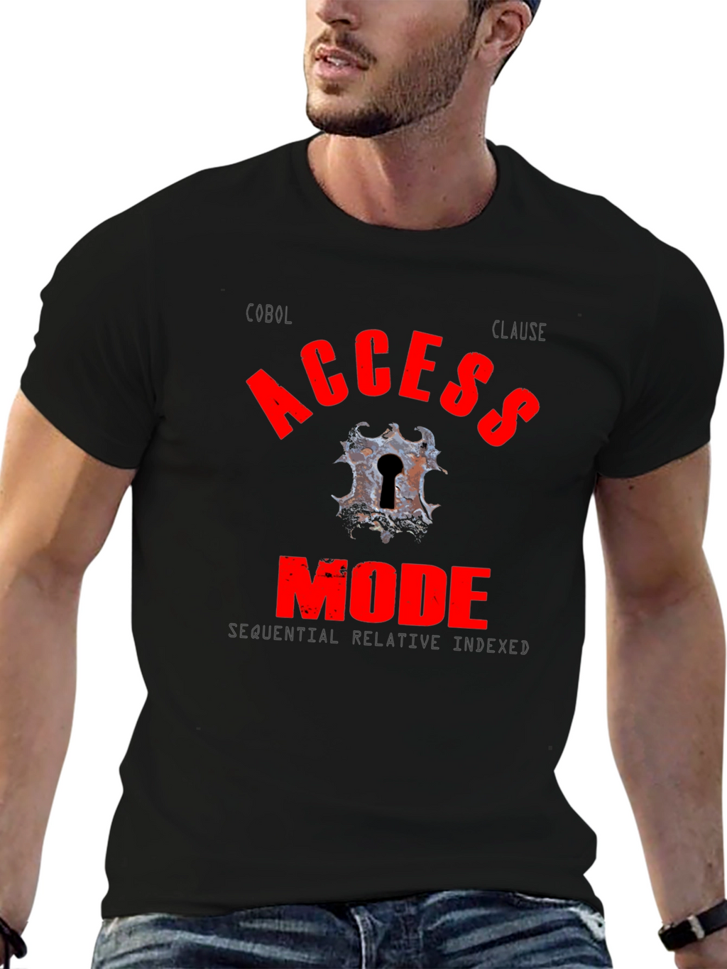 COBOL Access Mode T-Shirt - Programmer Humor