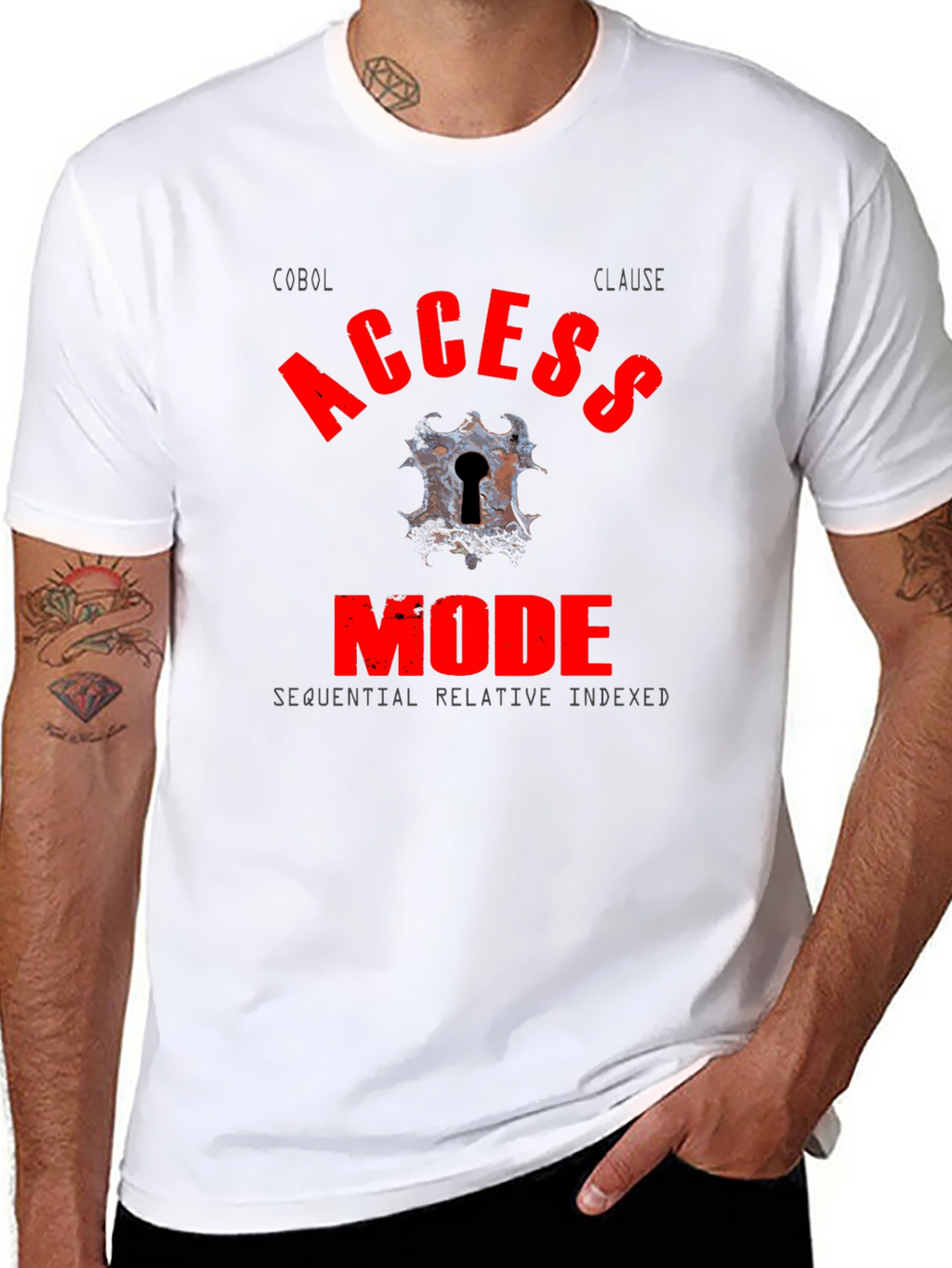 COBOL Access Mode T-Shirt - Programmer Humor