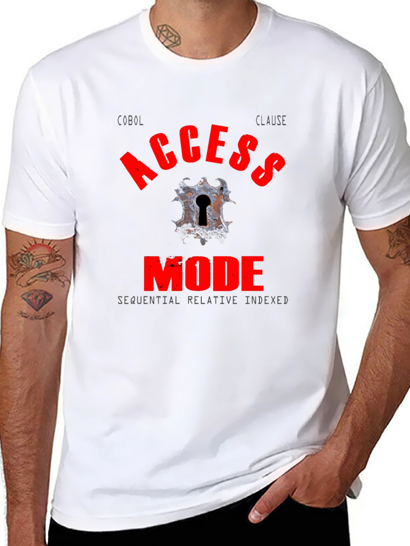 COBOL Access Mode T-Shirt - Programmer Humor