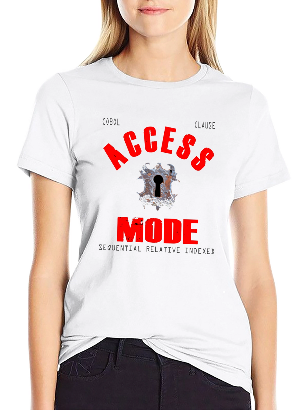 COBOL Access Mode T-Shirt - Programmer Humor