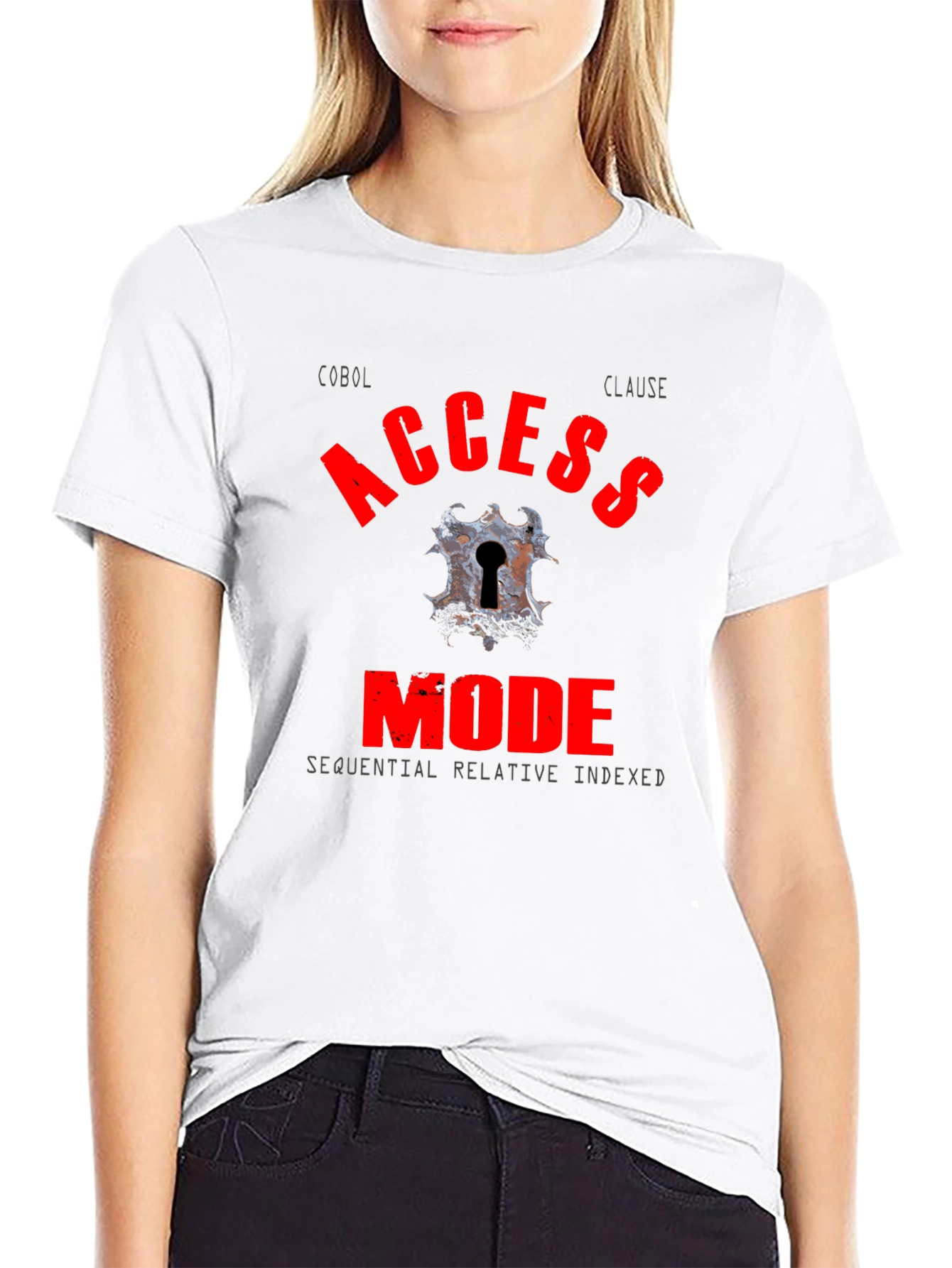 COBOL Access Mode T-Shirt - Programmer Humor