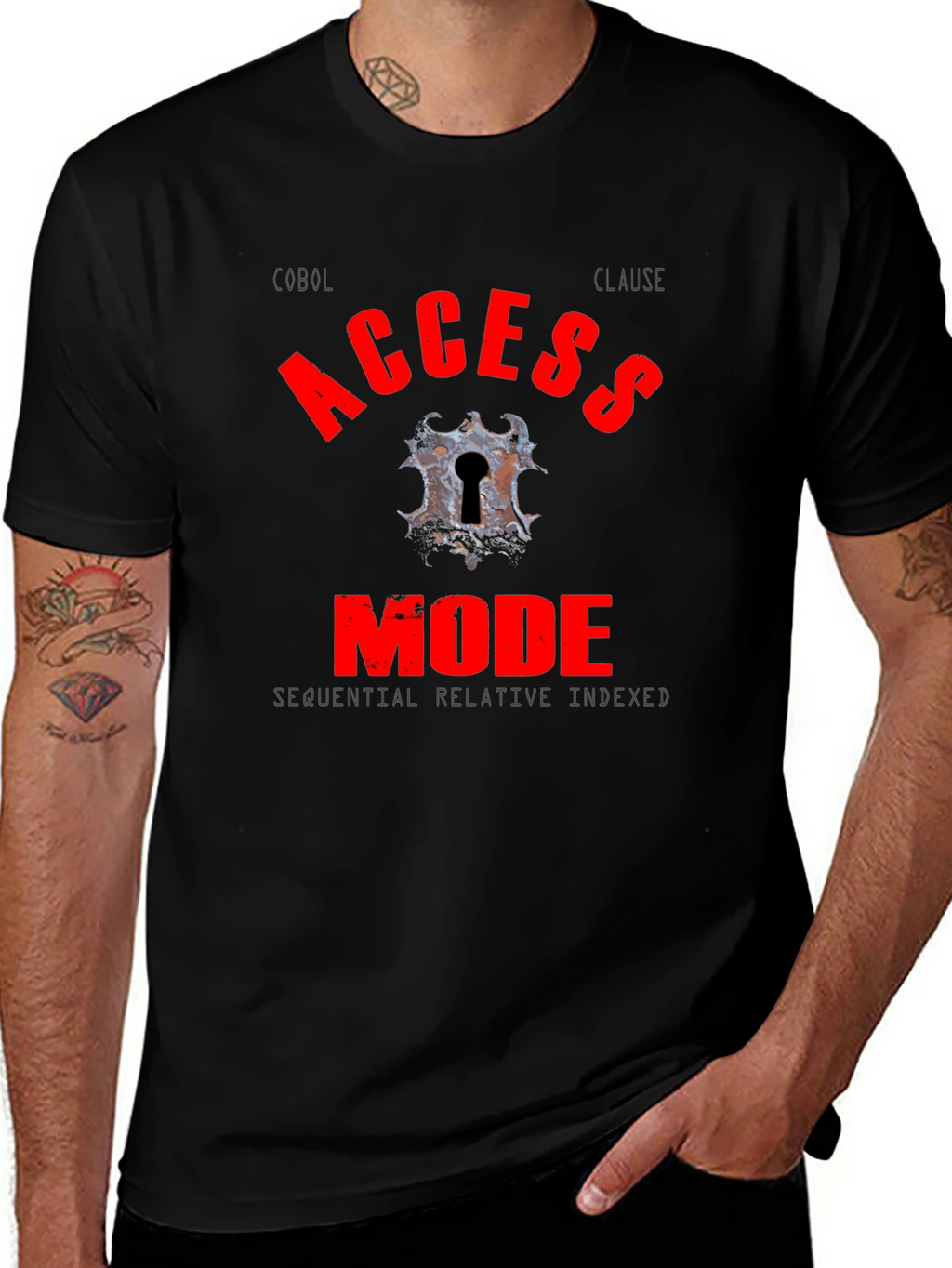 COBOL Access Mode T-Shirt - Programmer Humor