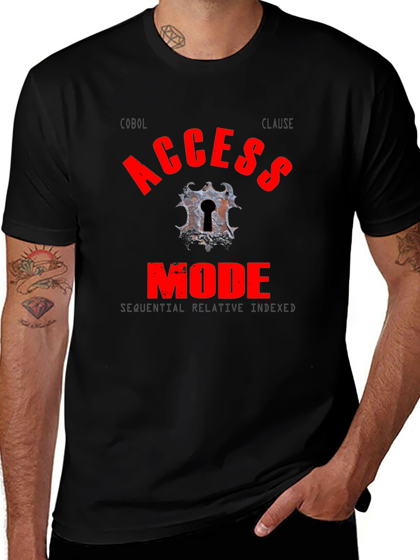 COBOL Access Mode T-Shirt - Programmer Humor