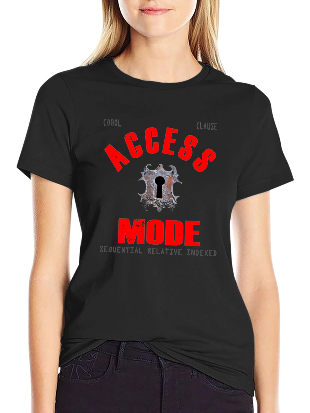 COBOL Access Mode T-Shirt - Programmer Humor