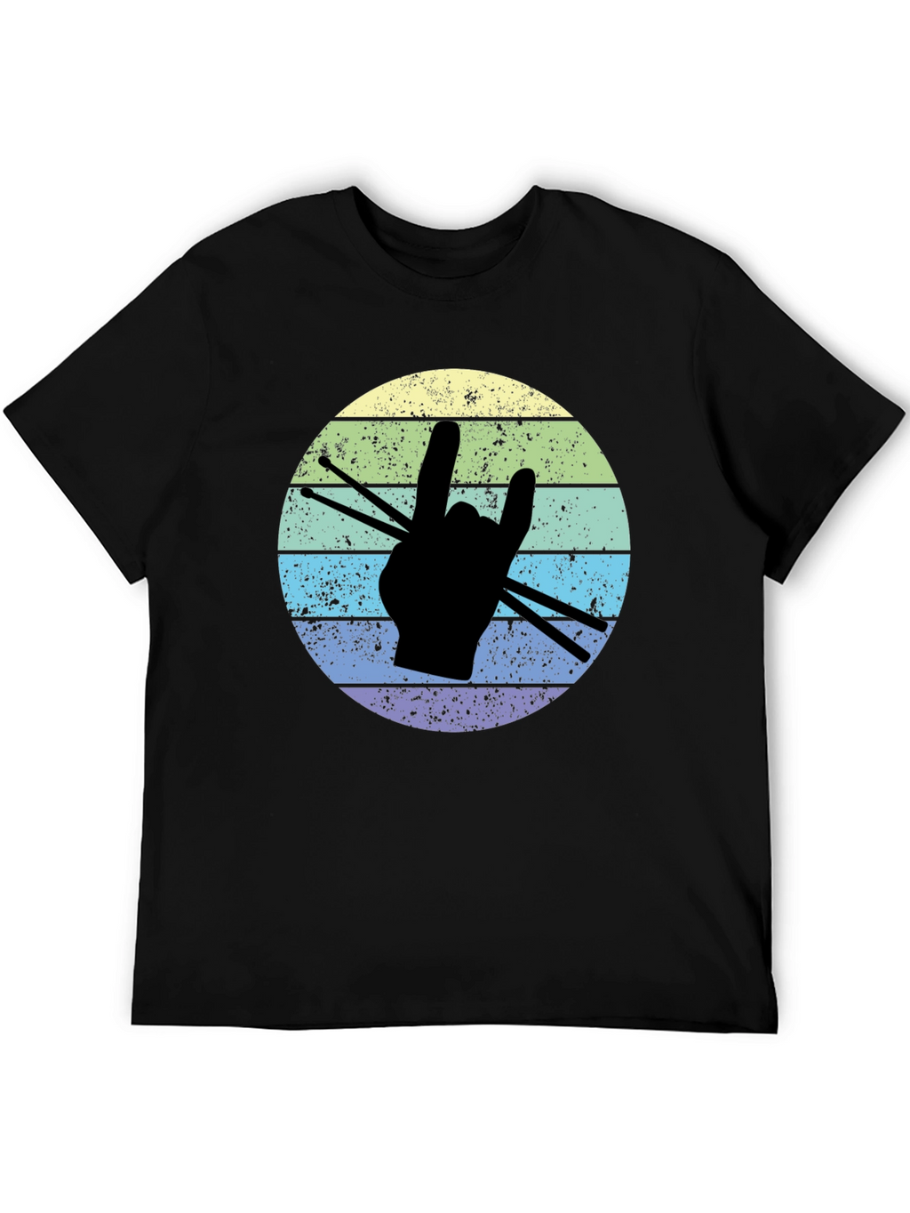 Rock On Drummer T-Shirt - Music Lover Tee