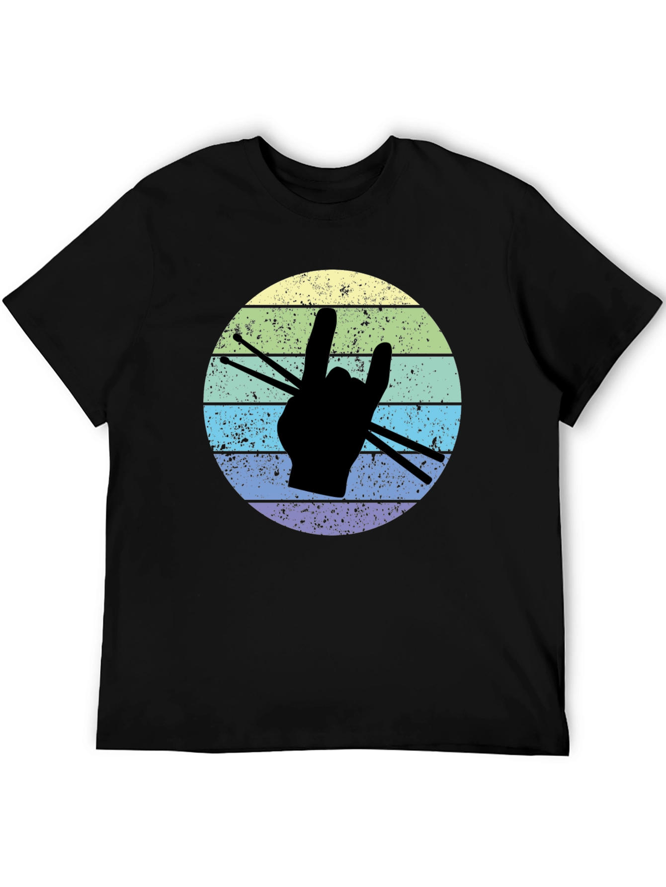 Rock On Drummer T-Shirt - Music Lover Tee