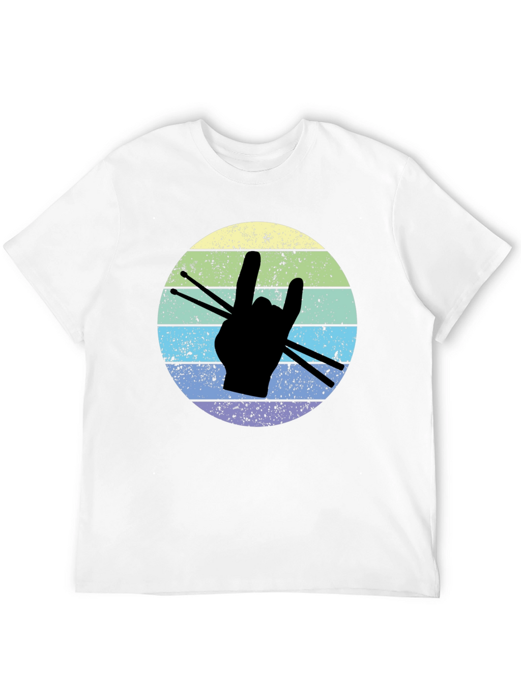Rock On Drummer T-Shirt - Music Lover Tee