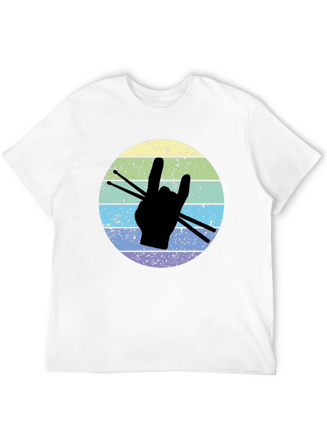 Rock On Drummer T-Shirt - Music Lover Tee
