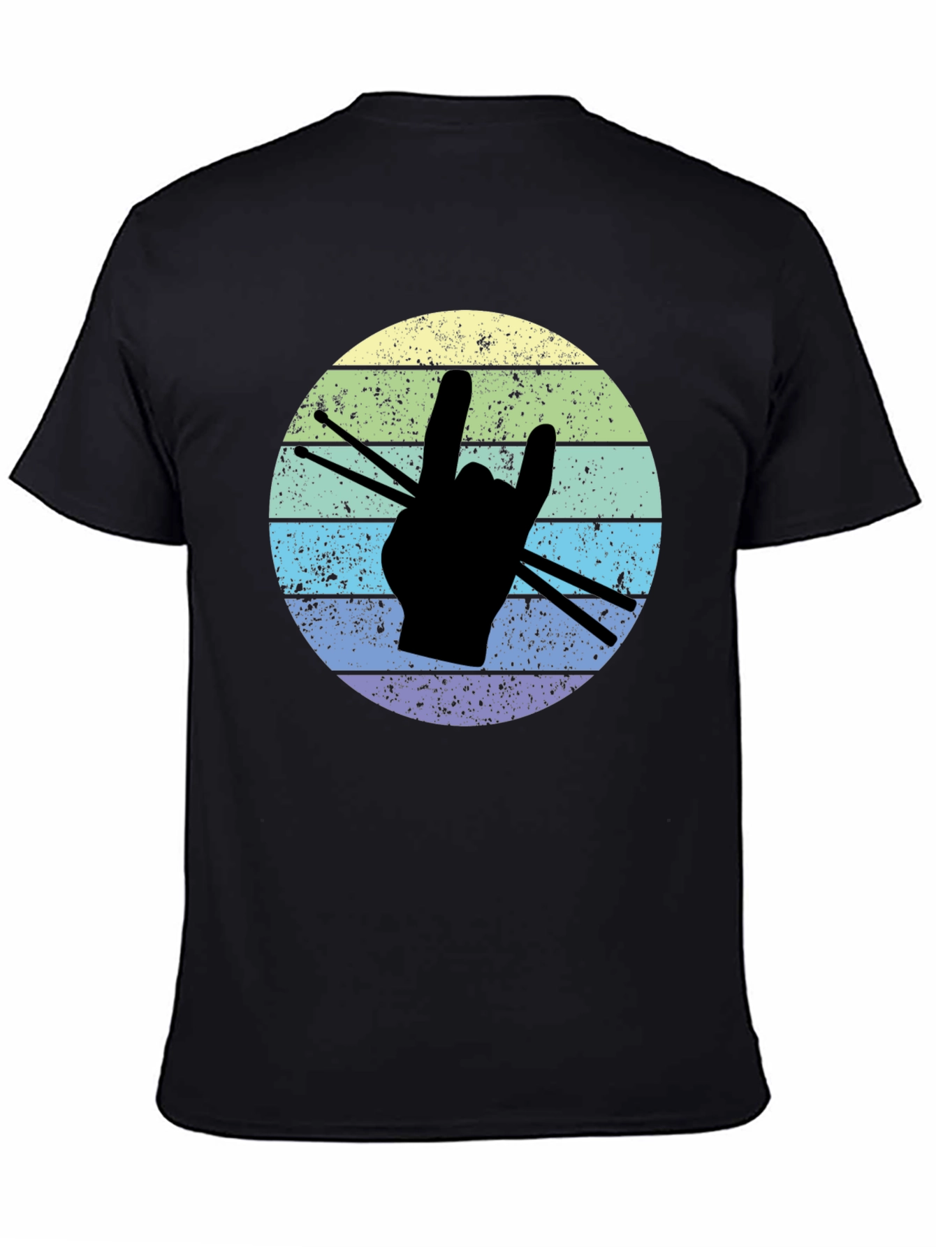 Rock On Drummer T-Shirt - Music Lover Tee