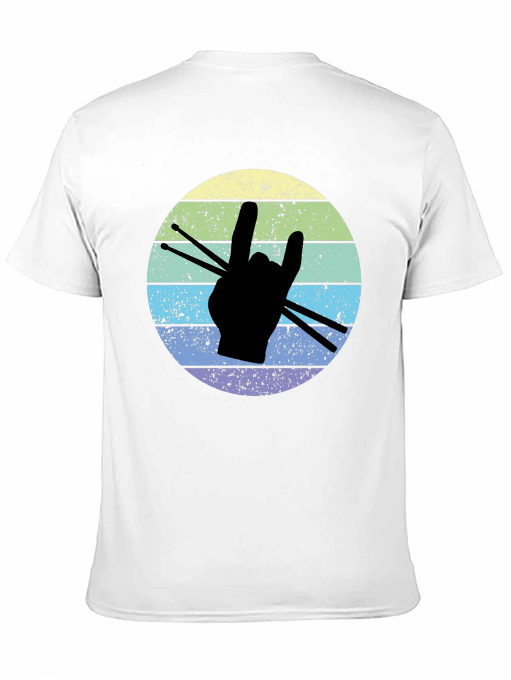 Rock On Drummer T-Shirt - Music Lover Tee
