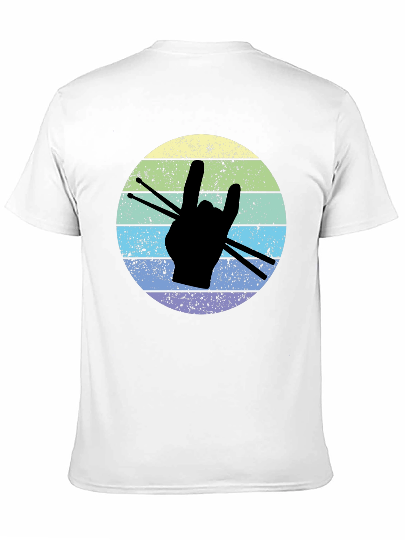 Rock On Drummer T-Shirt - Music Lover Tee