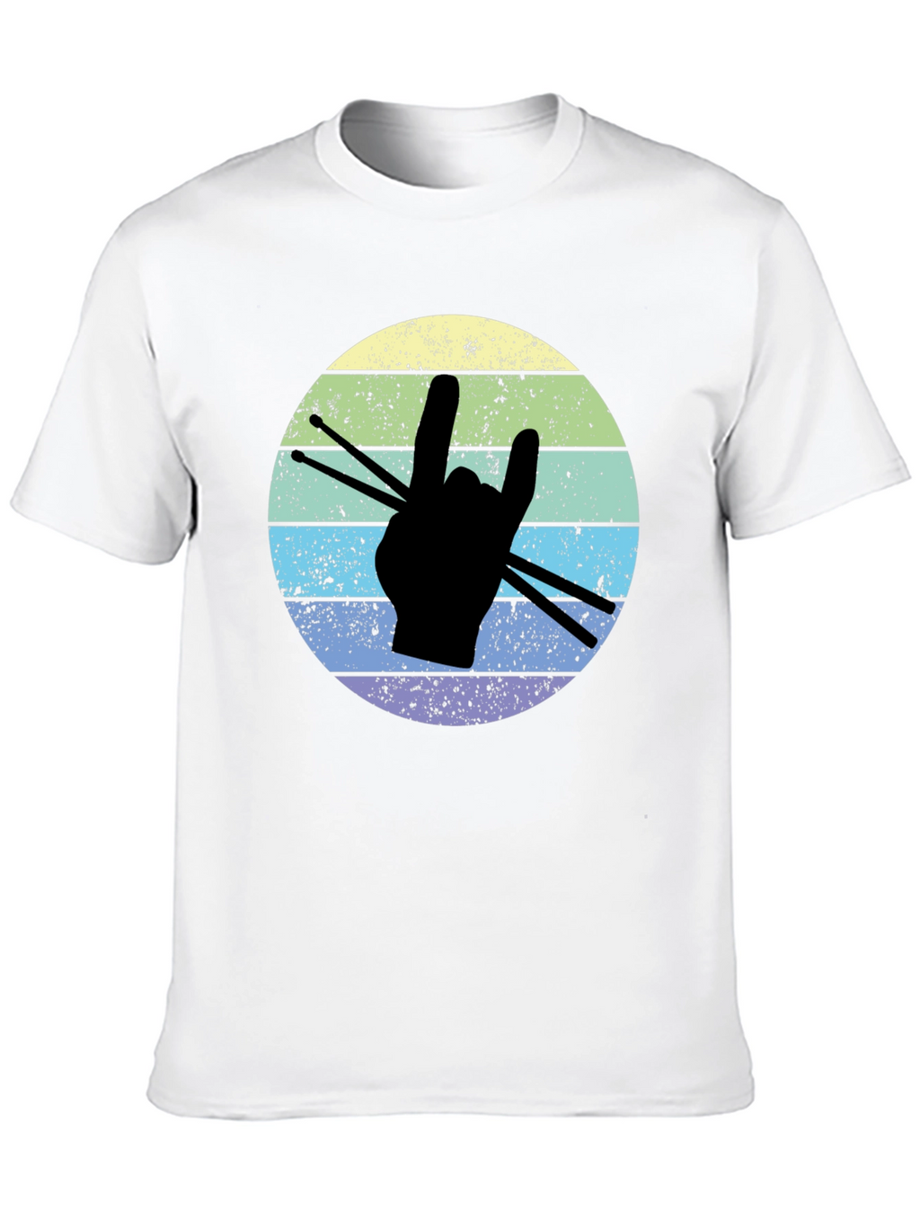 Rock On Drummer T-Shirt - Music Lover Tee