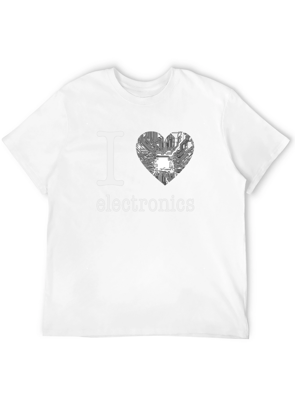 I Heart Electronics Black T-Shirt