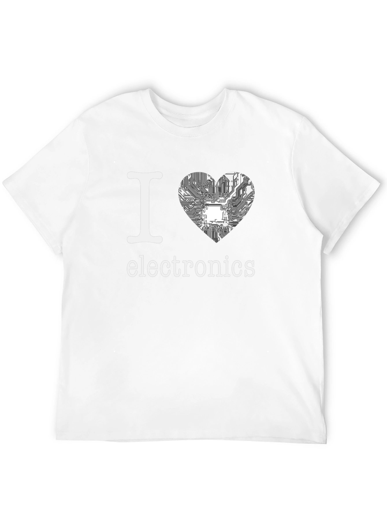 I Heart Electronics Black T-Shirt