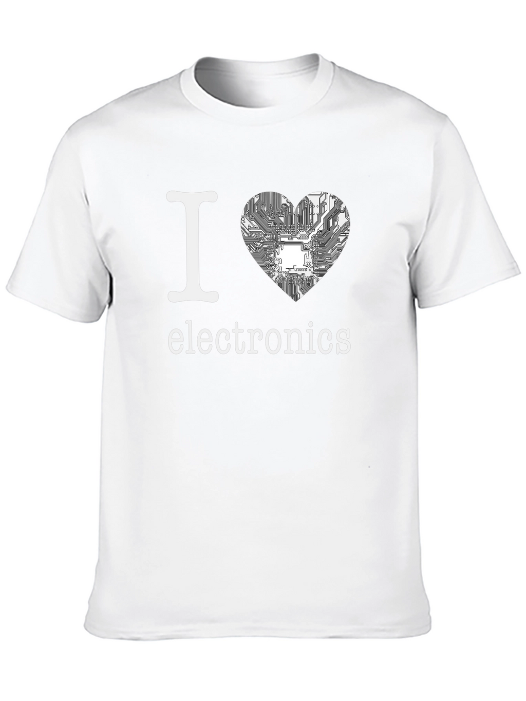 I Heart Electronics Black T-Shirt
