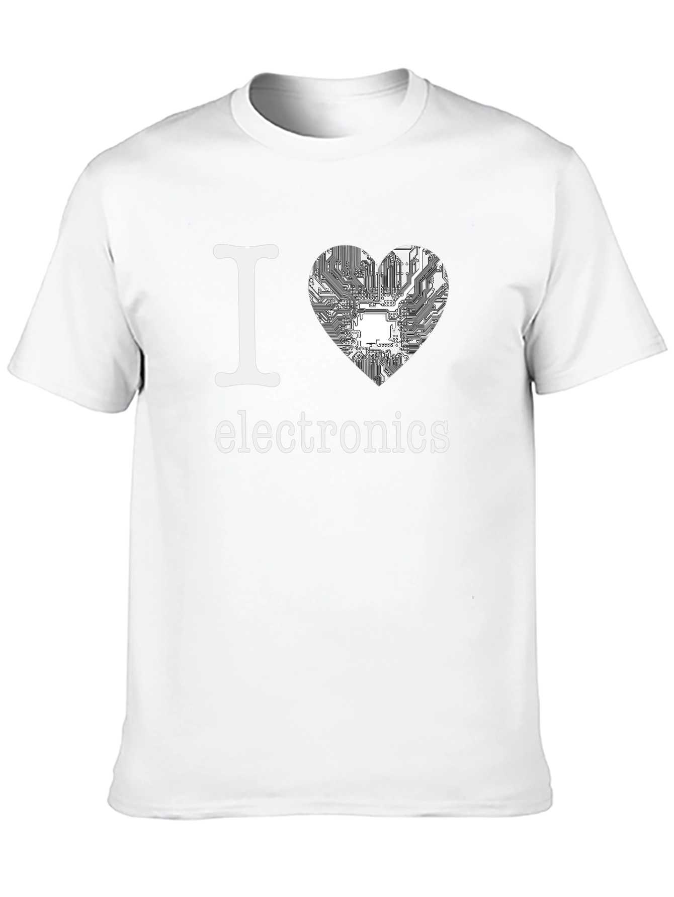 I Heart Electronics Black T-Shirt