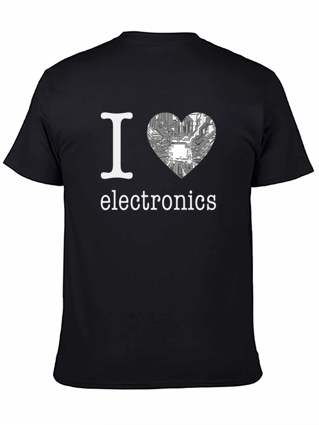 I Heart Electronics Black T-Shirt