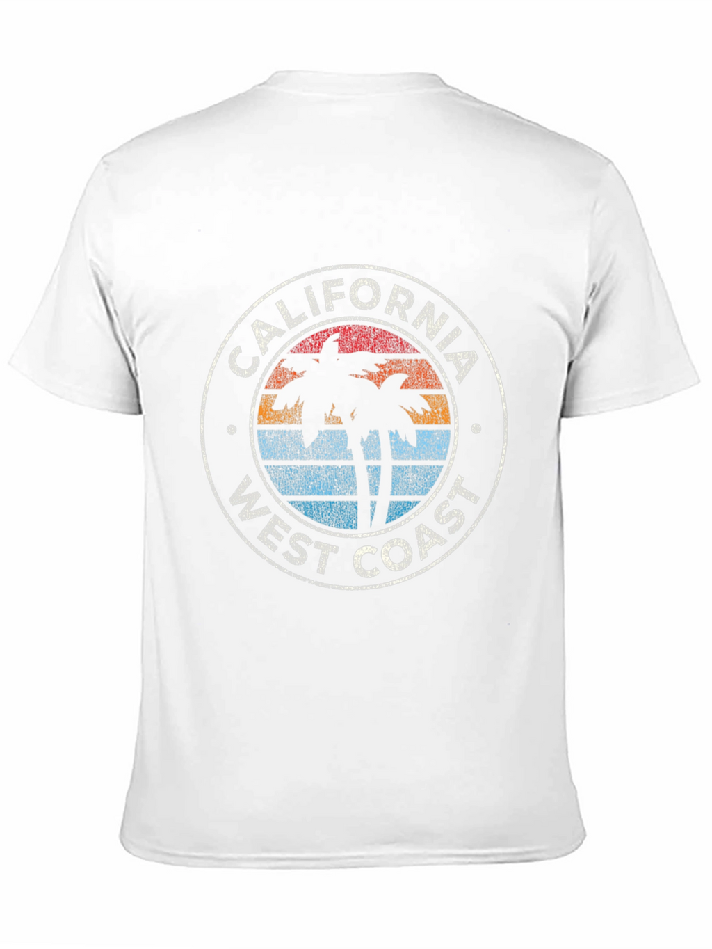 California West Coast Palm Tree Graphic T-Shirt