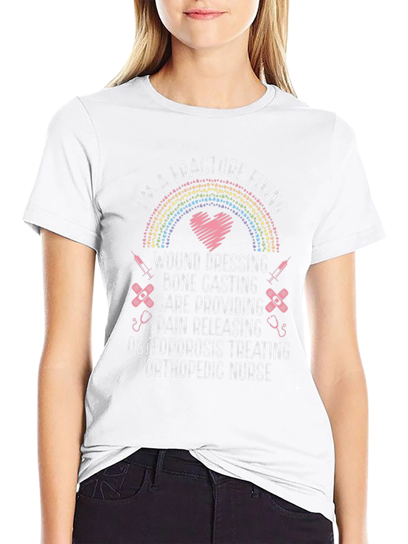 Orthopedic Nurse T-Shirt - Fracture Fixing Hero