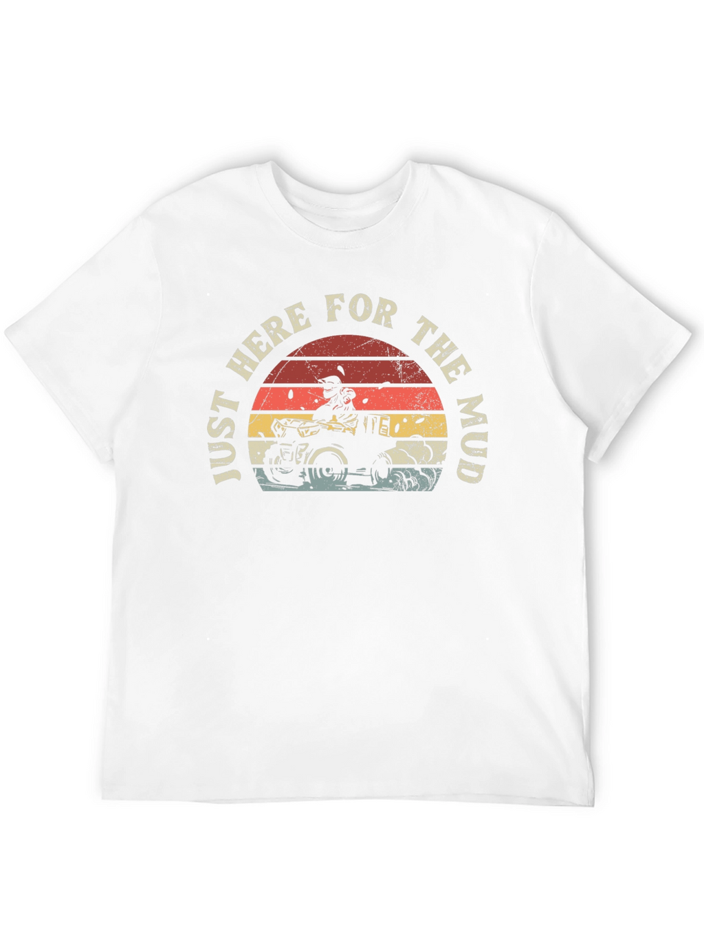 Just Here For The Mud Black T-Shirt