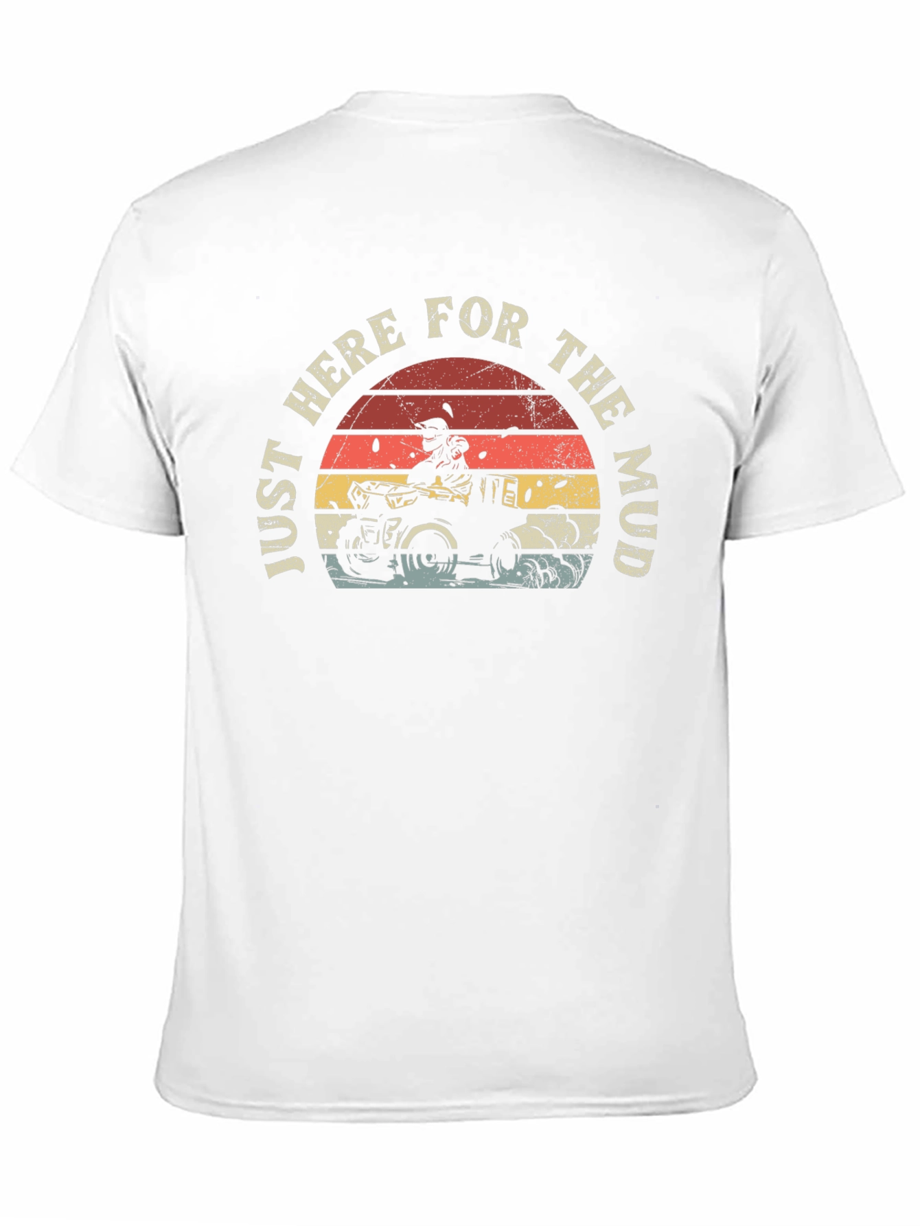 Just Here For The Mud Black T-Shirt
