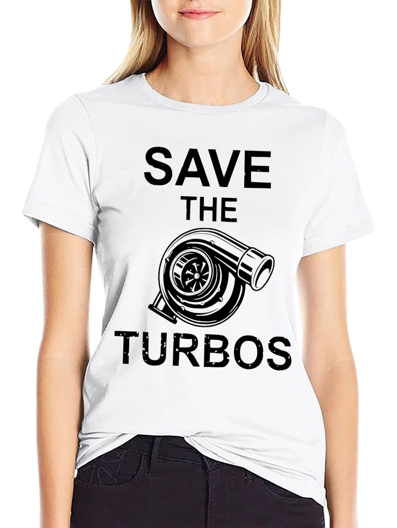 Save the Turbos T-Shirt - Automotive Enthusiast Apparel