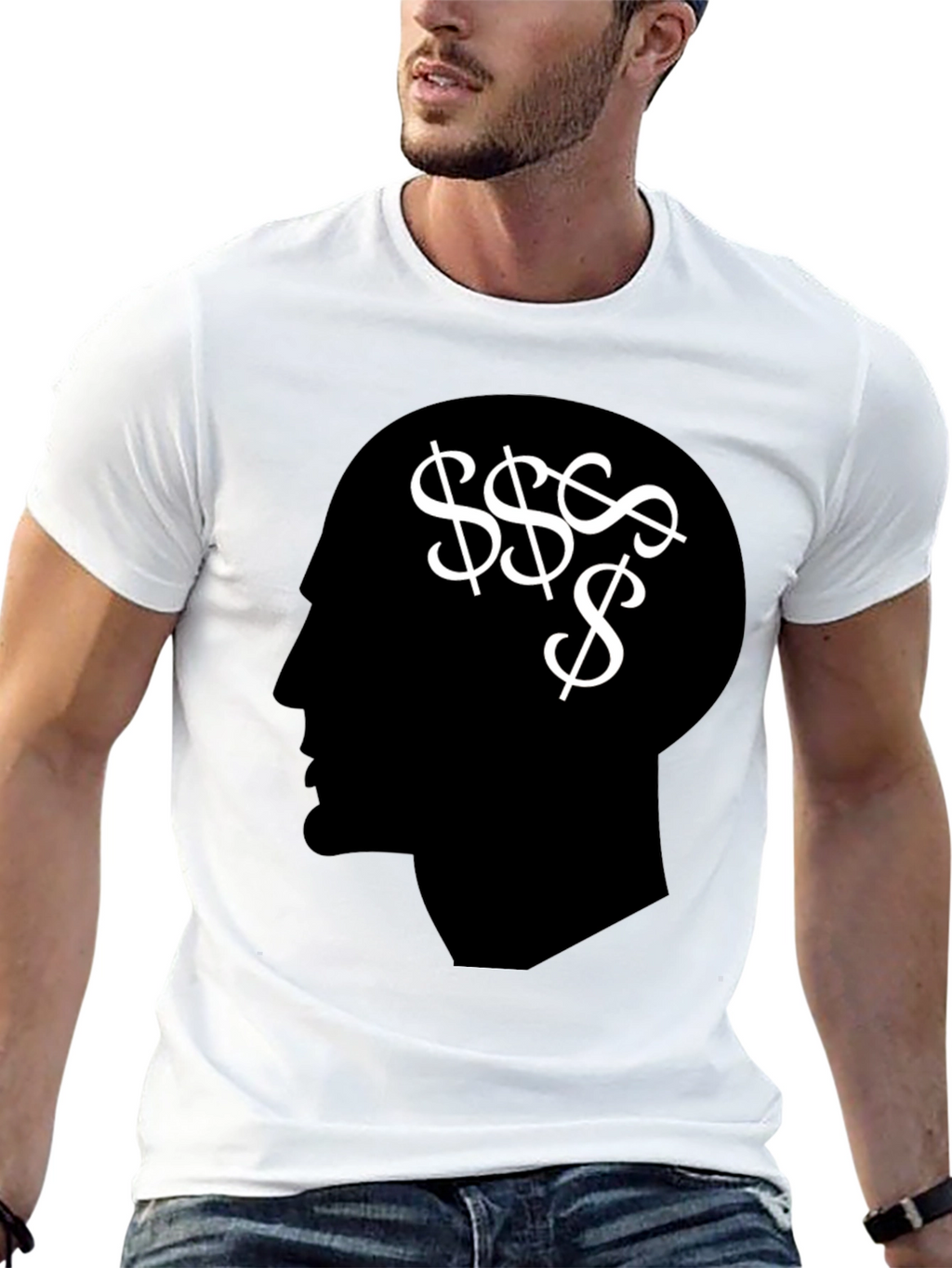 Money Mindset T-Shirt - Black Graphic Tee