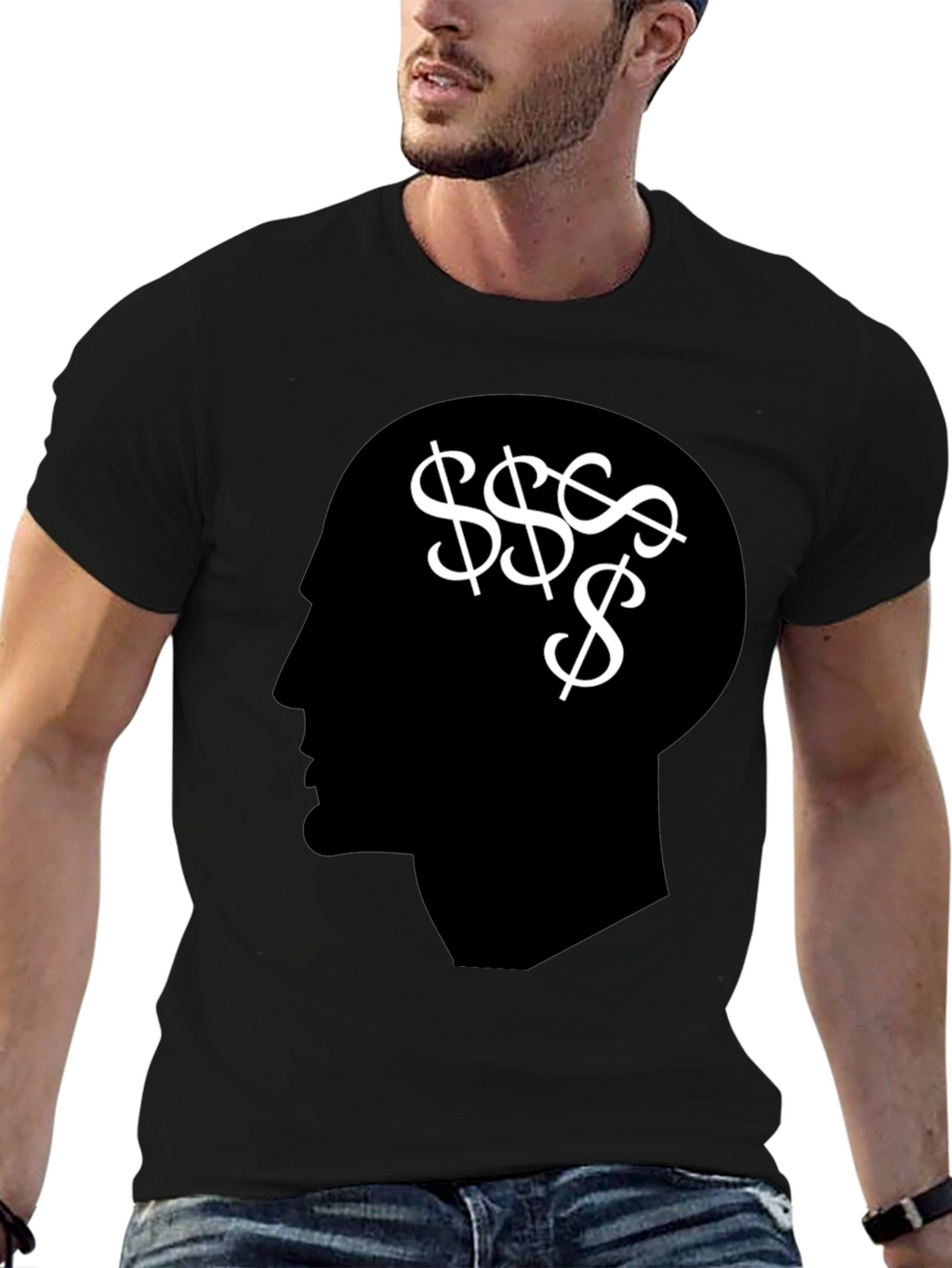 Money Mindset T-Shirt - Black Graphic Tee