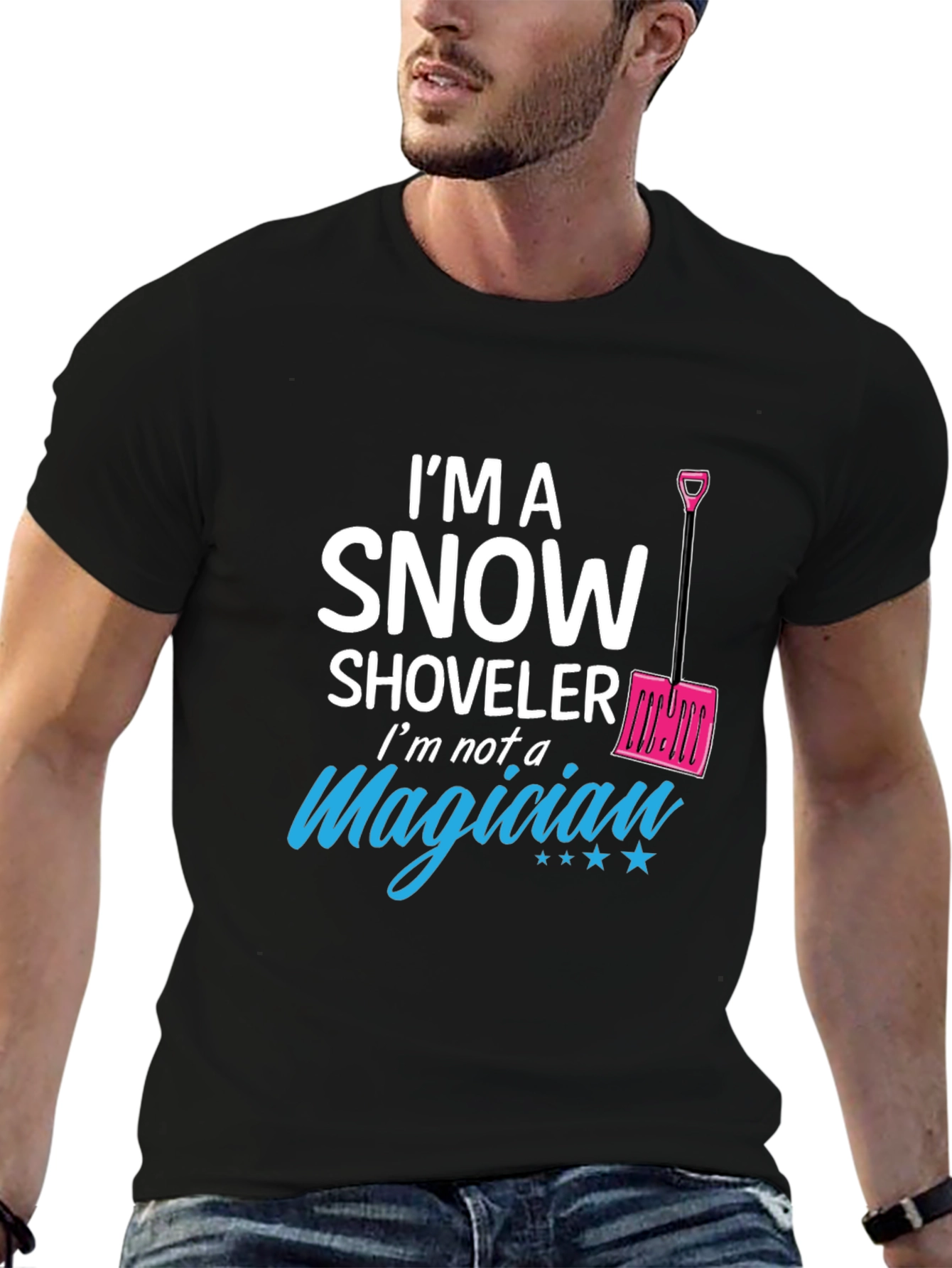 Snow Shoveler Graphic T-Shirt