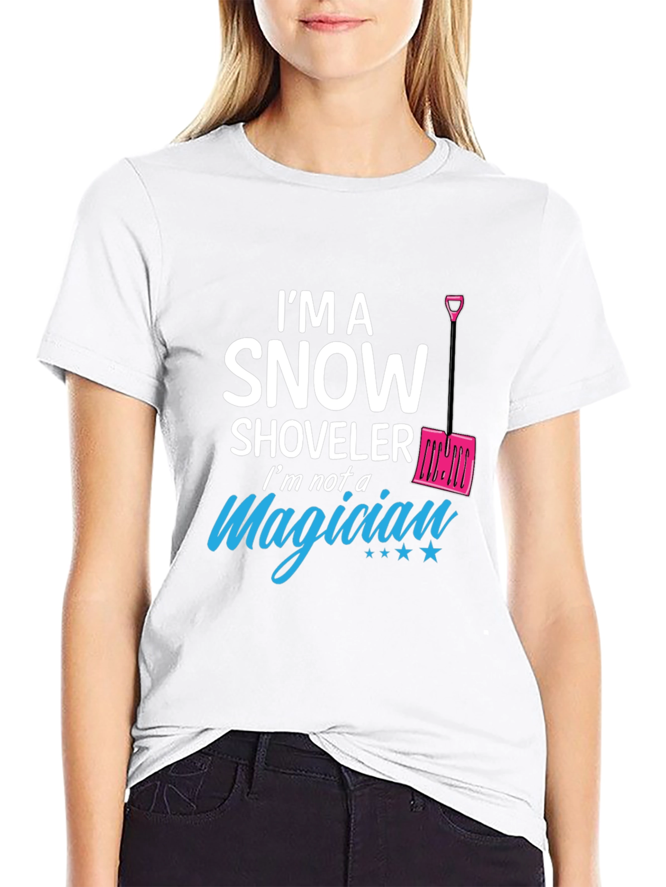 Snow Shoveler Graphic T-Shirt