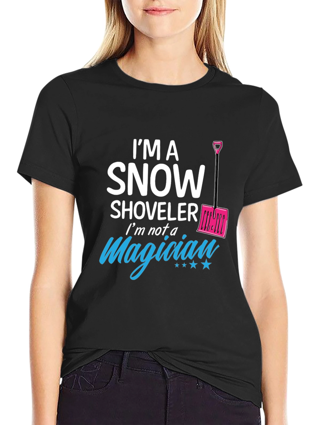 Snow Shoveler Graphic T-Shirt