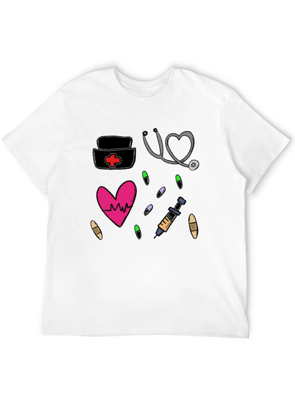 Nurse Life Graphic T-Shirt