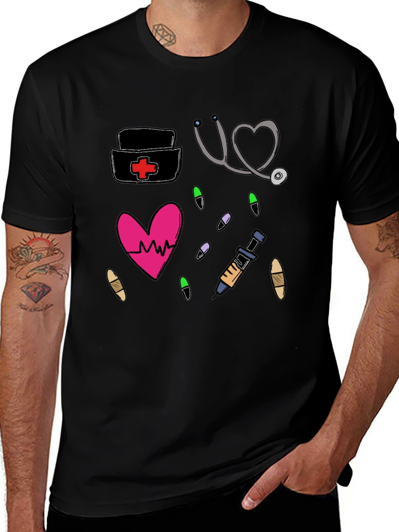 Nurse Life Graphic T-Shirt
