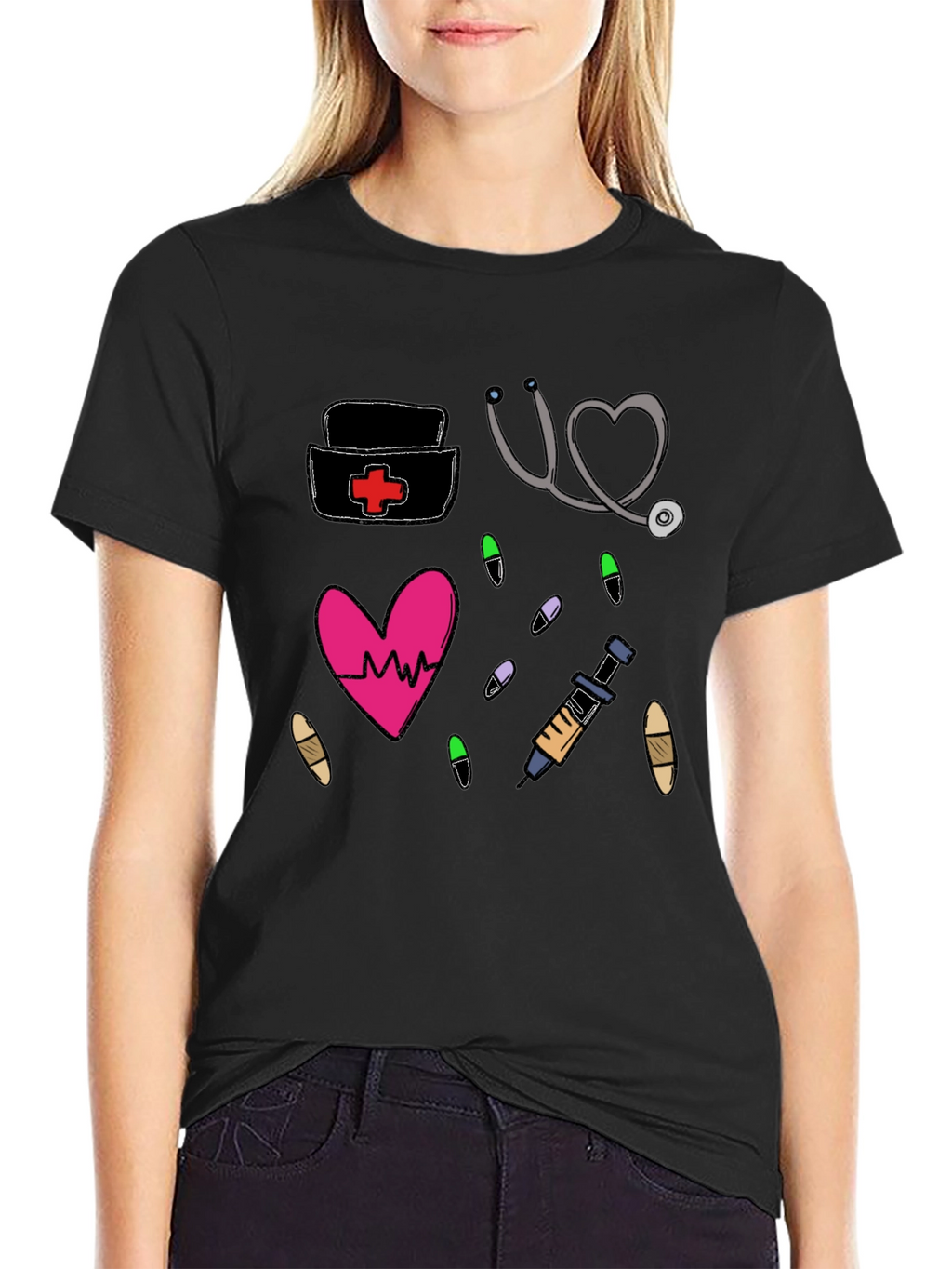 Nurse Life Graphic T-Shirt