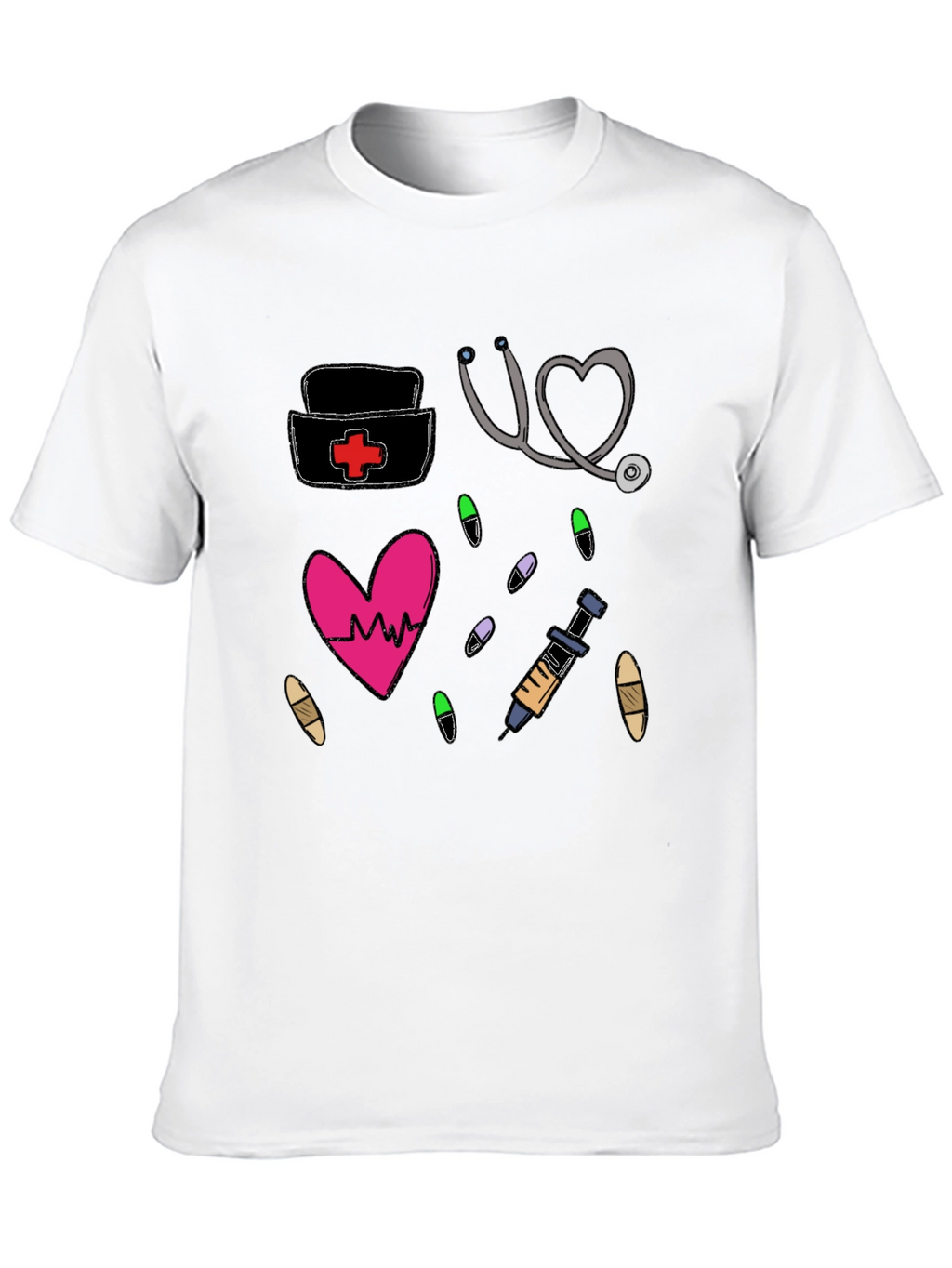 Nurse Life Graphic T-Shirt