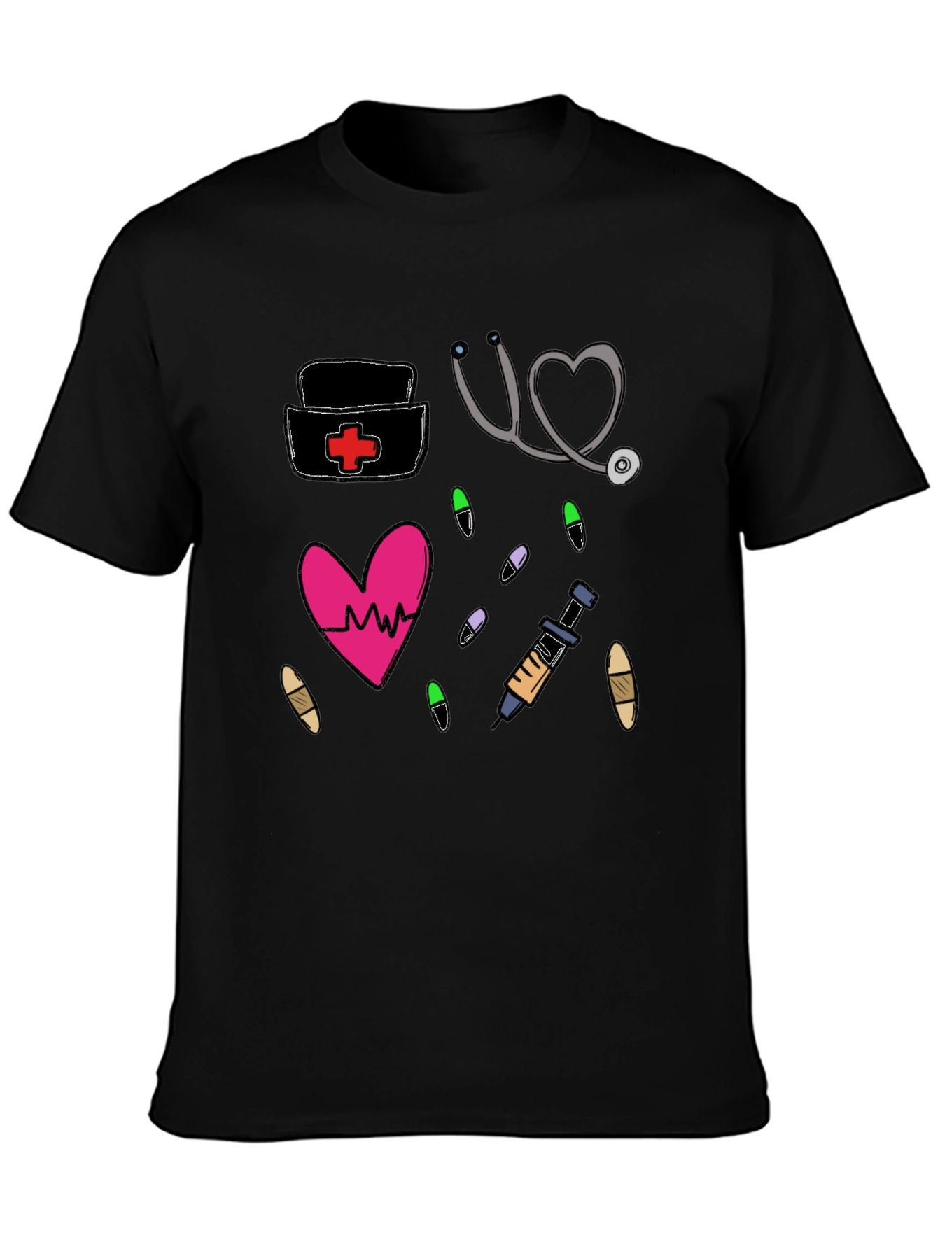 Nurse Life Graphic T-Shirt