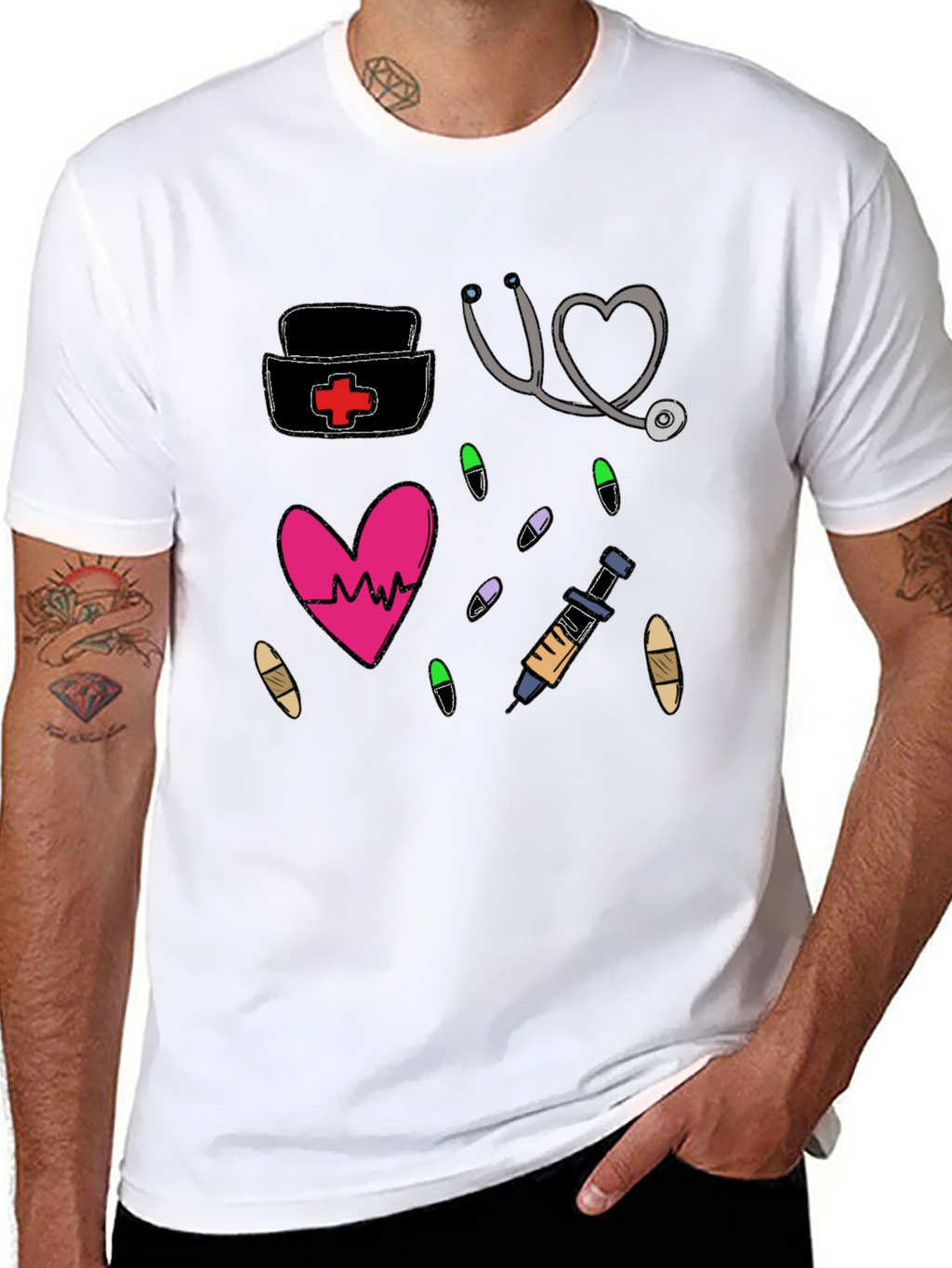 Nurse Life Graphic T-Shirt