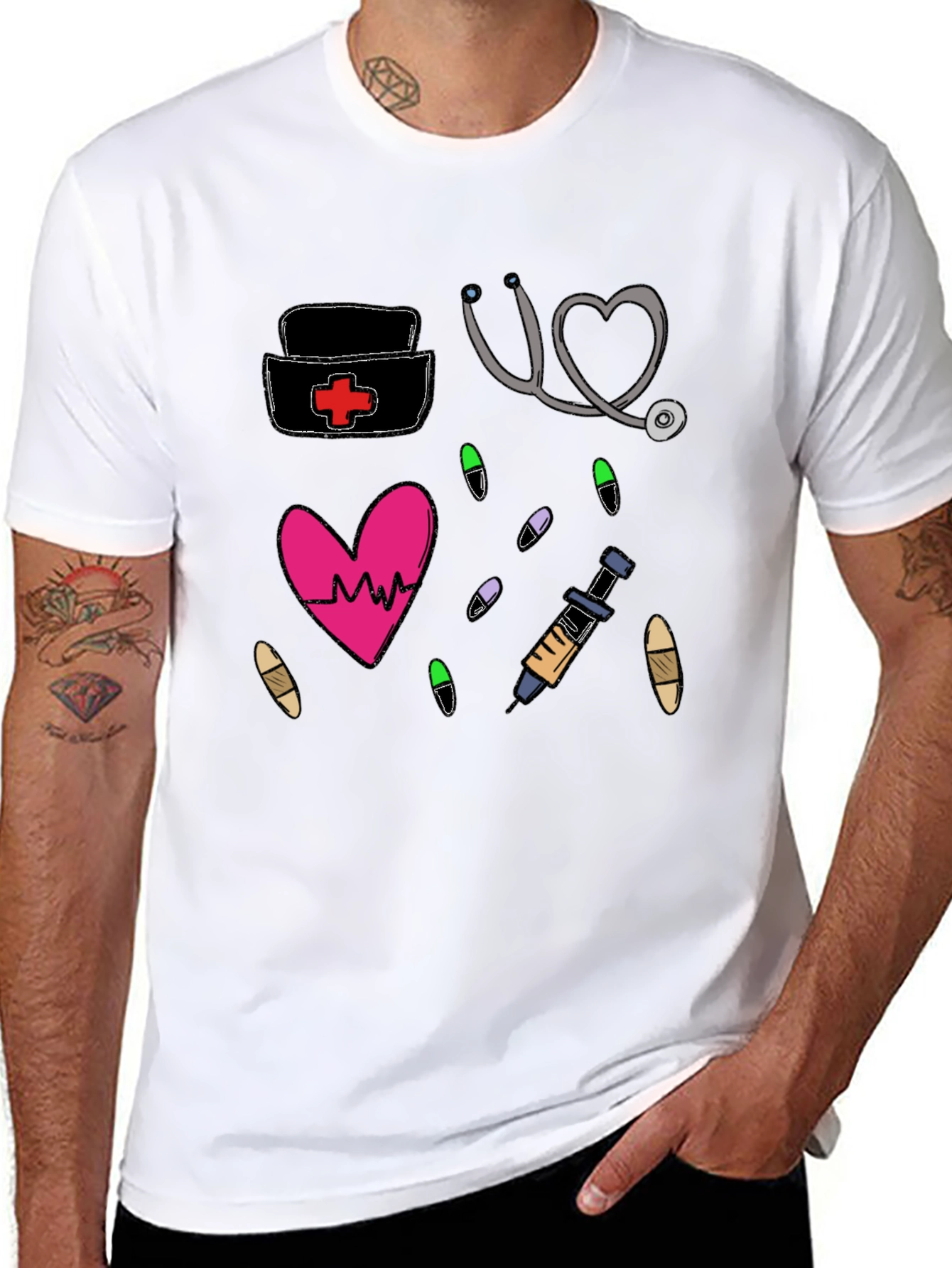 Nurse Life Graphic T-Shirt