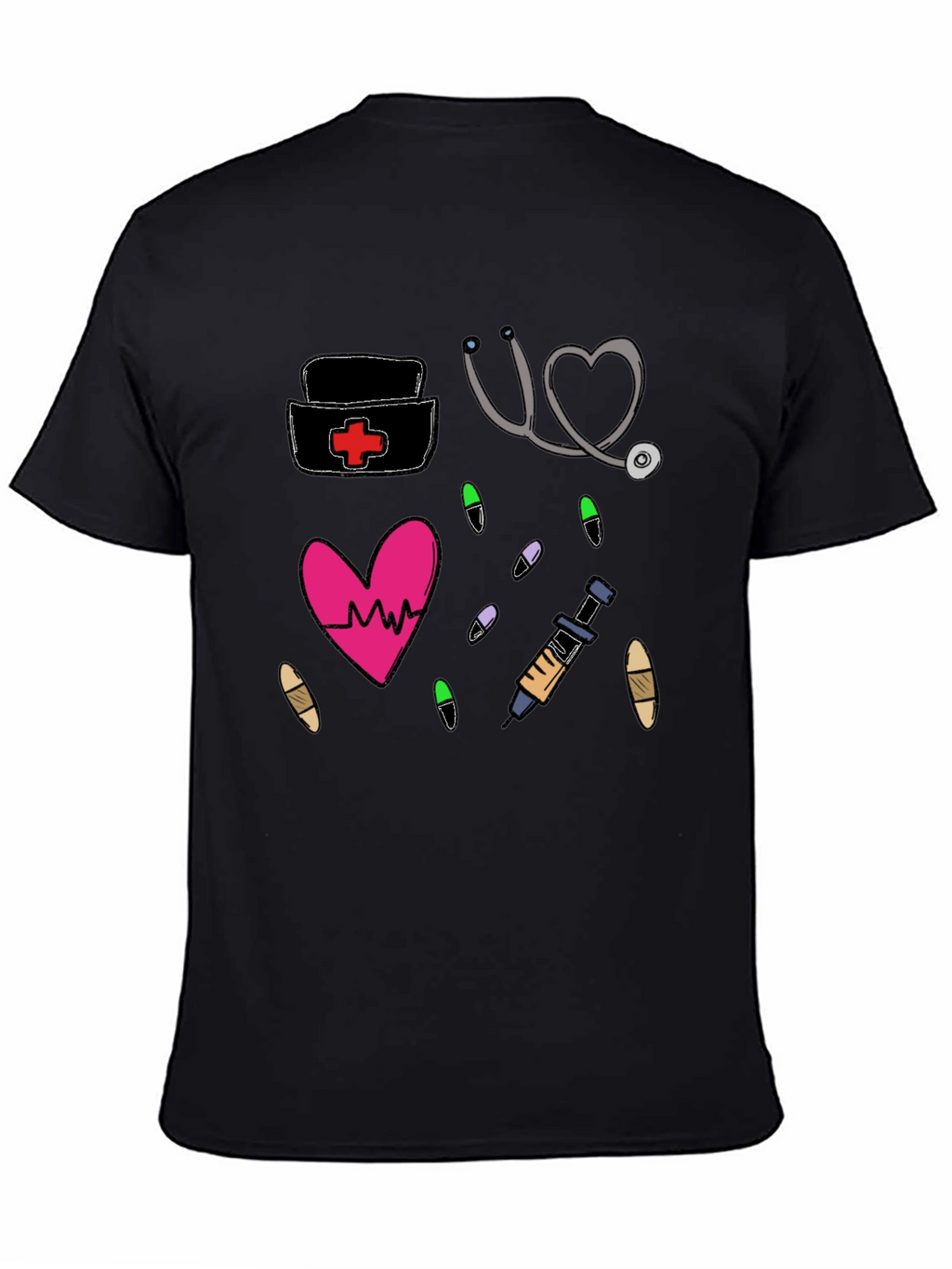 Nurse Life Graphic T-Shirt