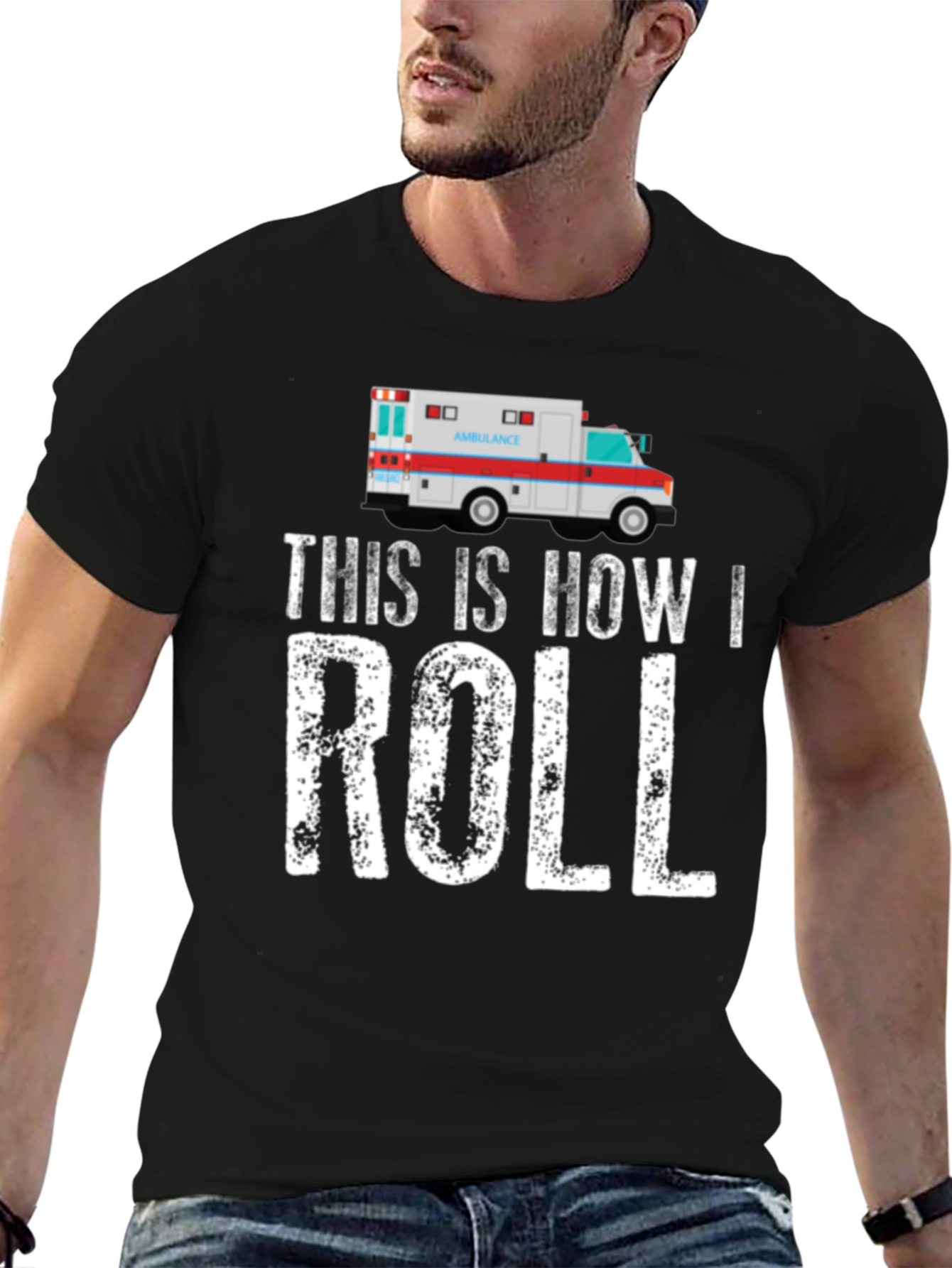 This Is How I Roll Ambulance Graphic T-Shirt